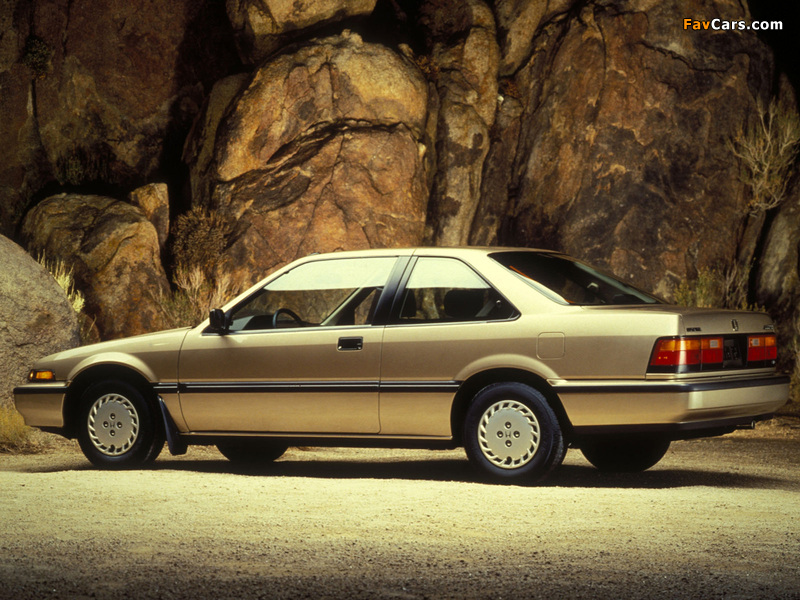 Photos of Honda Accord Coupe (CA6) 1988–89 (800 x 600)