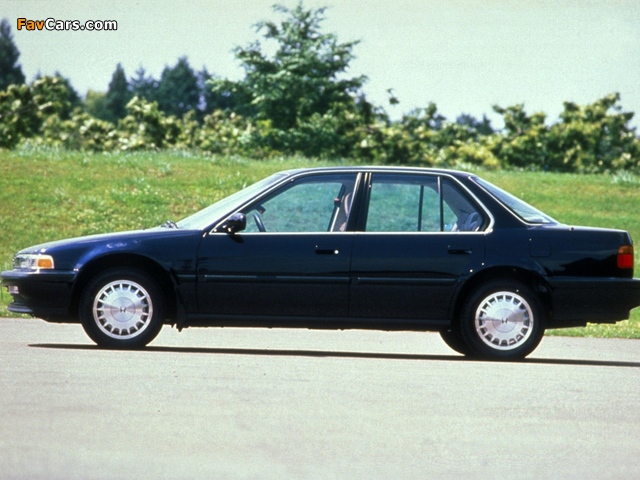 Photos of Honda Accord Sedan US-spec (CB) 1990–93 (640 x 480)