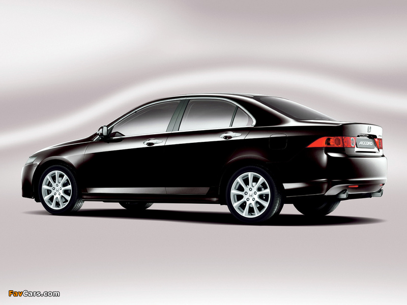 Photos of Honda Accord Sedan ZA-spec (CL) 2006–08 (800 x 600)