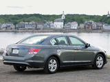 Photos of Honda Accord Sedan US-spec 2008–10