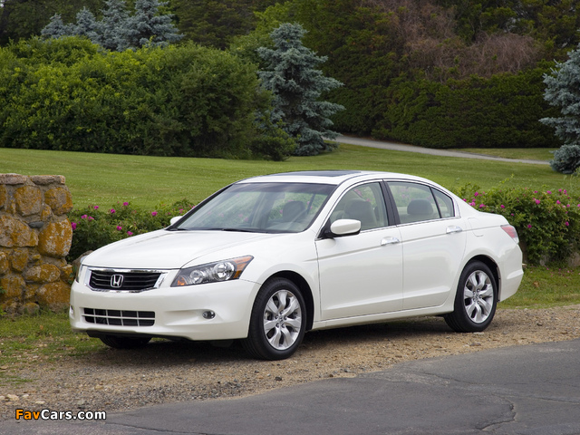 Photos of Honda Accord Sedan US-spec 2008–10 (640 x 480)