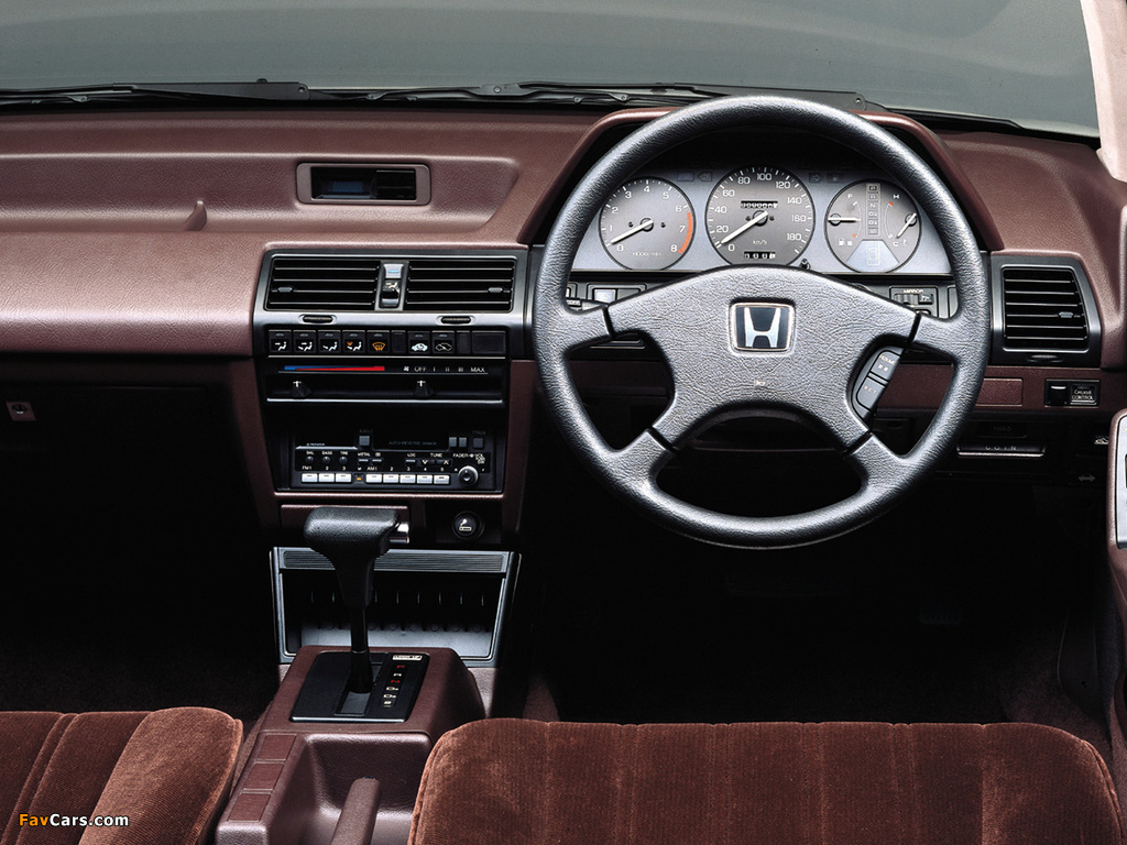 Pictures of Honda Accord Sedan (CA) 1987–89 (1024 x 768)