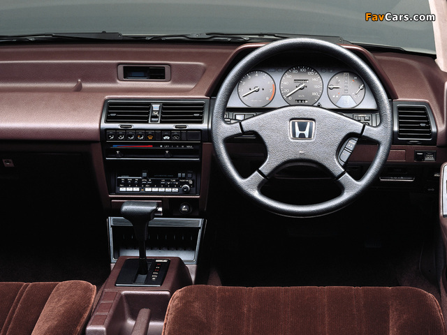 Pictures of Honda Accord Sedan (CA) 1987–89 (640 x 480)