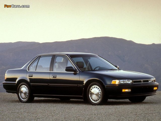 Pictures of Honda Accord Sedan US-spec (CB) 1990–93 (640 x 480)