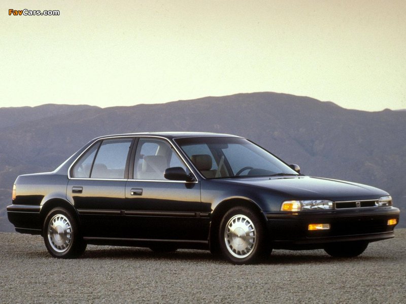Pictures of Honda Accord Sedan US-spec (CB) 1990–93 (800 x 600)