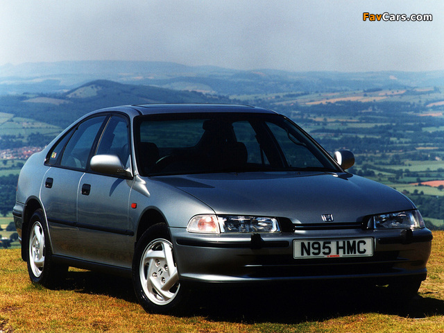 Pictures of Honda Accord Sedan UK-spec 1993–96 (640 x 480)