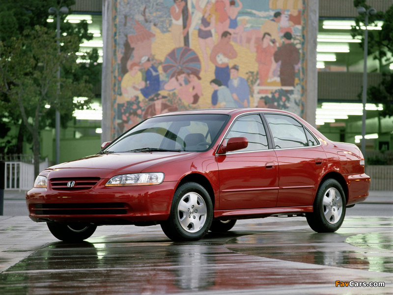 Pictures of Honda Accord Sedan US-spec 1998–2002 (800 x 600)