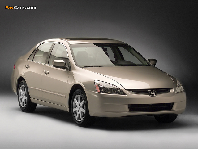 Pictures of Honda Accord Sedan US-spec 2003–06 (640 x 480)