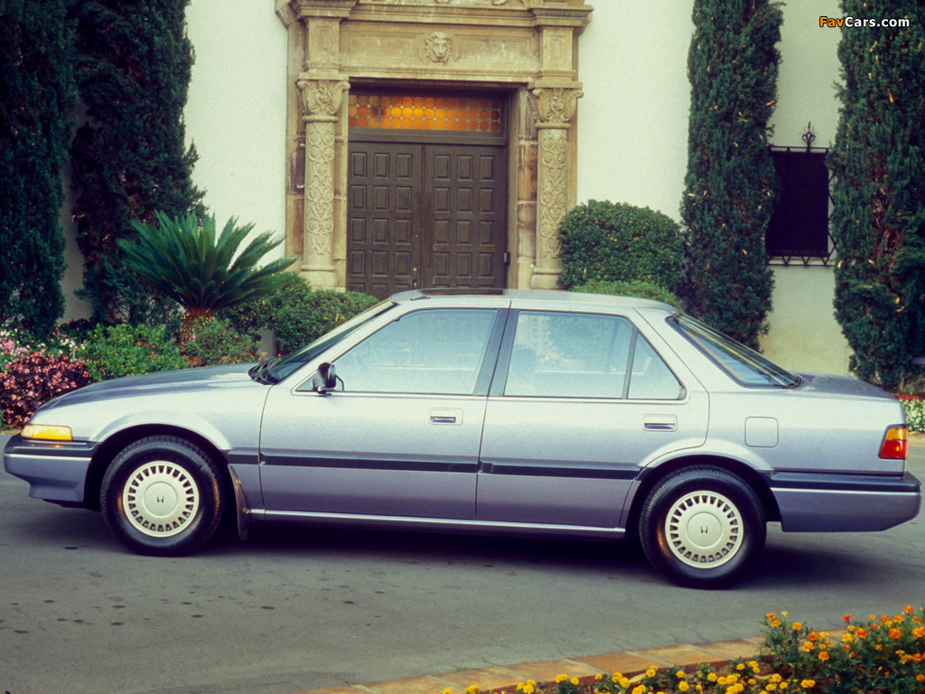 Honda Accord Sedan US-spec (CA) 1986–89 wallpapers (1024 x 768)