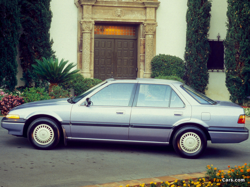 Honda Accord Sedan US-spec (CA) 1986–89 wallpapers (800 x 600)
