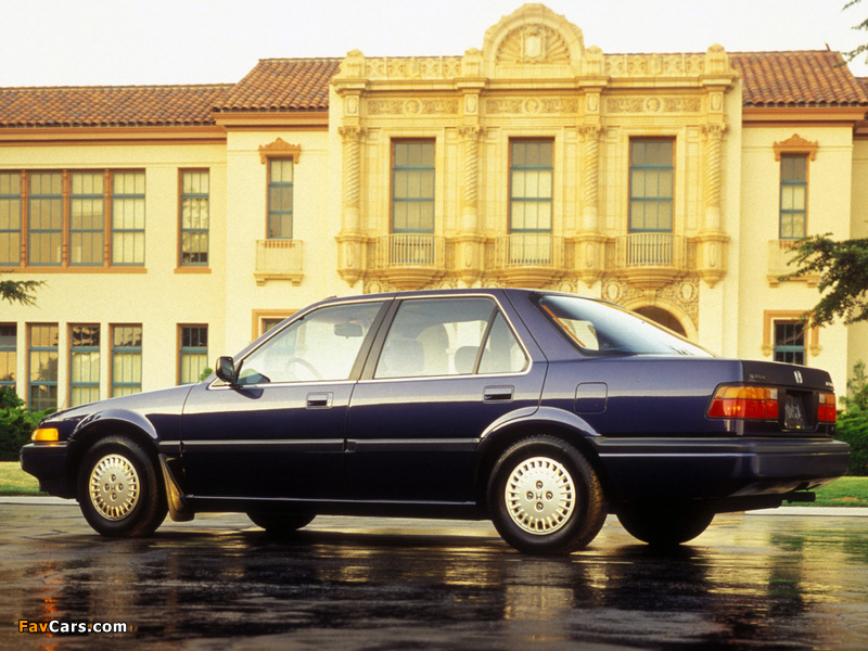 Honda Accord Sedan US-spec (CA) 1986–89 wallpapers (800 x 600)
