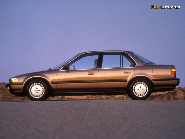 Honda Accord Sedan US-spec (CB) 1990–93 wallpapers (640 x 480)
