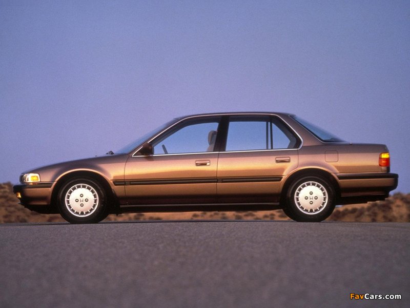 Honda Accord Sedan US-spec (CB) 1990–93 wallpapers (800 x 600)
