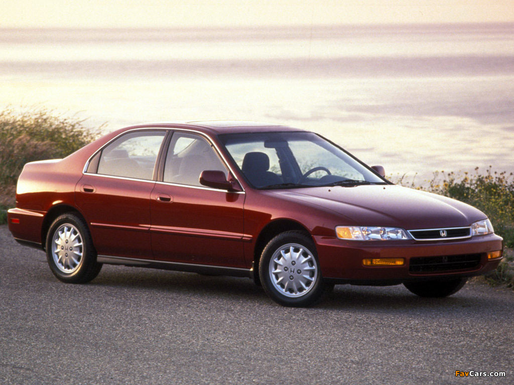 Honda Accord Sedan US-spec (CD) 1994–97 wallpapers (1024 x 768)