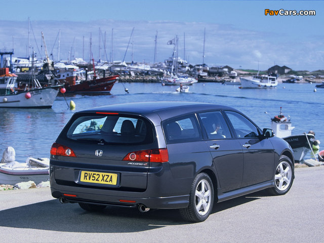 Honda Accord Type-S Tourer (CM2) 2003–06 wallpapers (640 x 480)