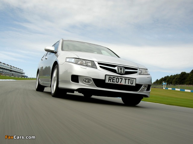 Honda Accord Tourer UK-spec (CM) 2006–08 wallpapers (640 x 480)