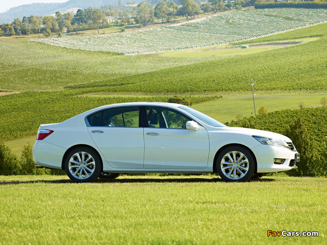 Honda Accord Sedan AU-spec 2013 wallpapers (640 x 480)