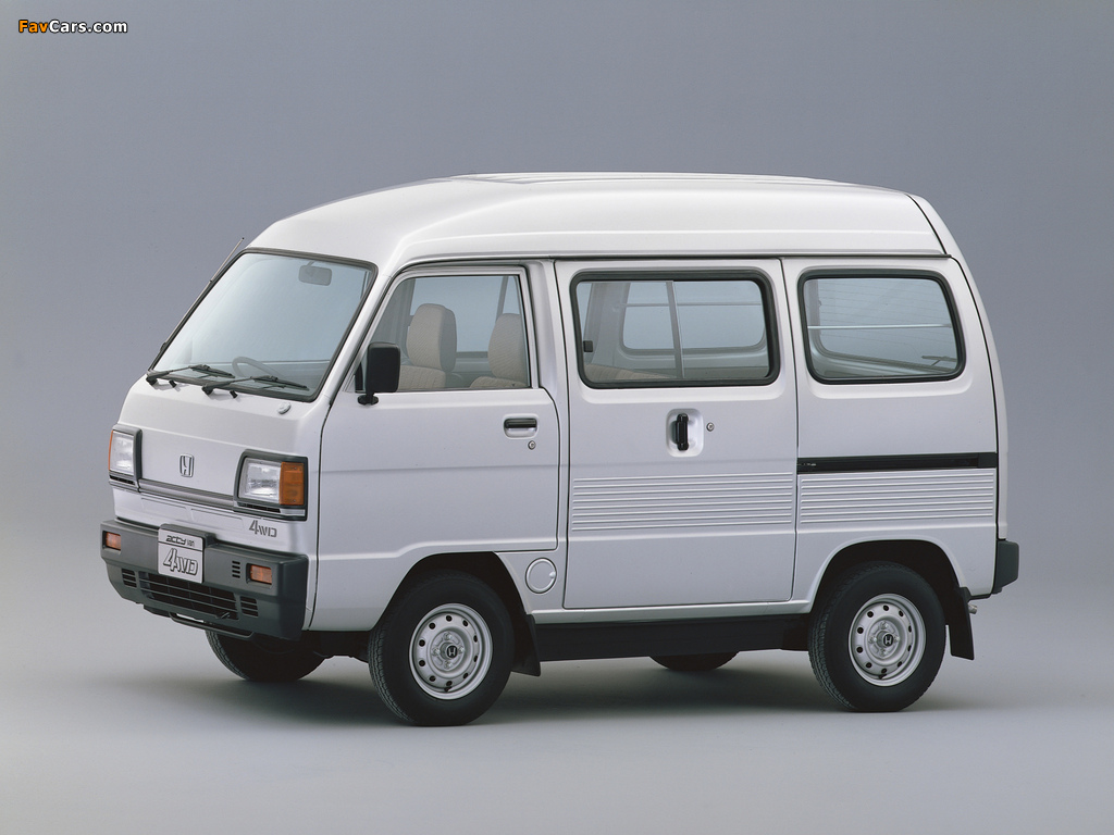 Honda Acty Van High Roof 4WD 1985–88 pictures (1024 x 768)