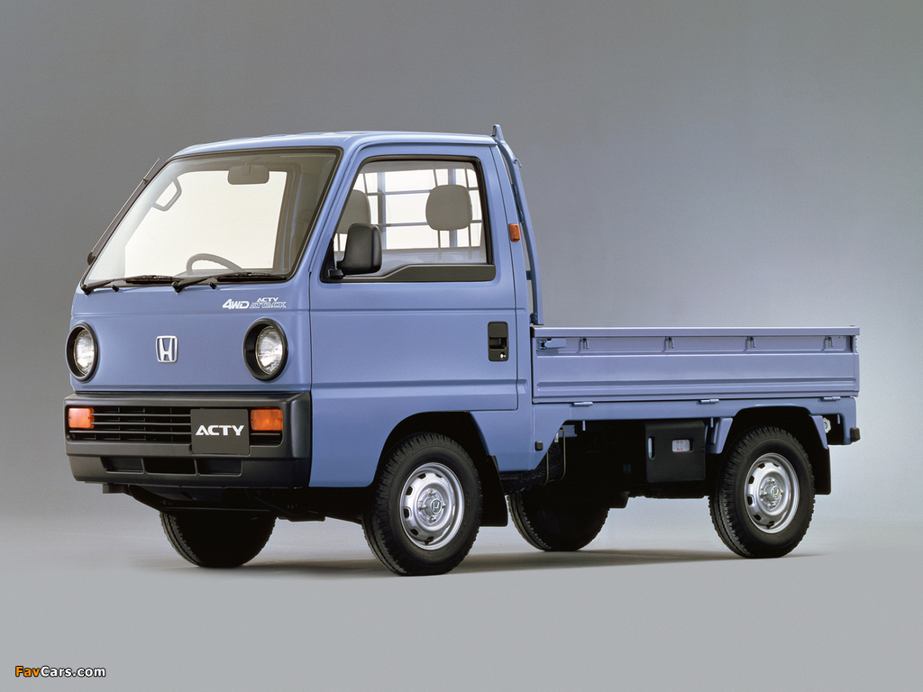 Honda Acty Truck 4WD 1988–90 images (1024 x 768)