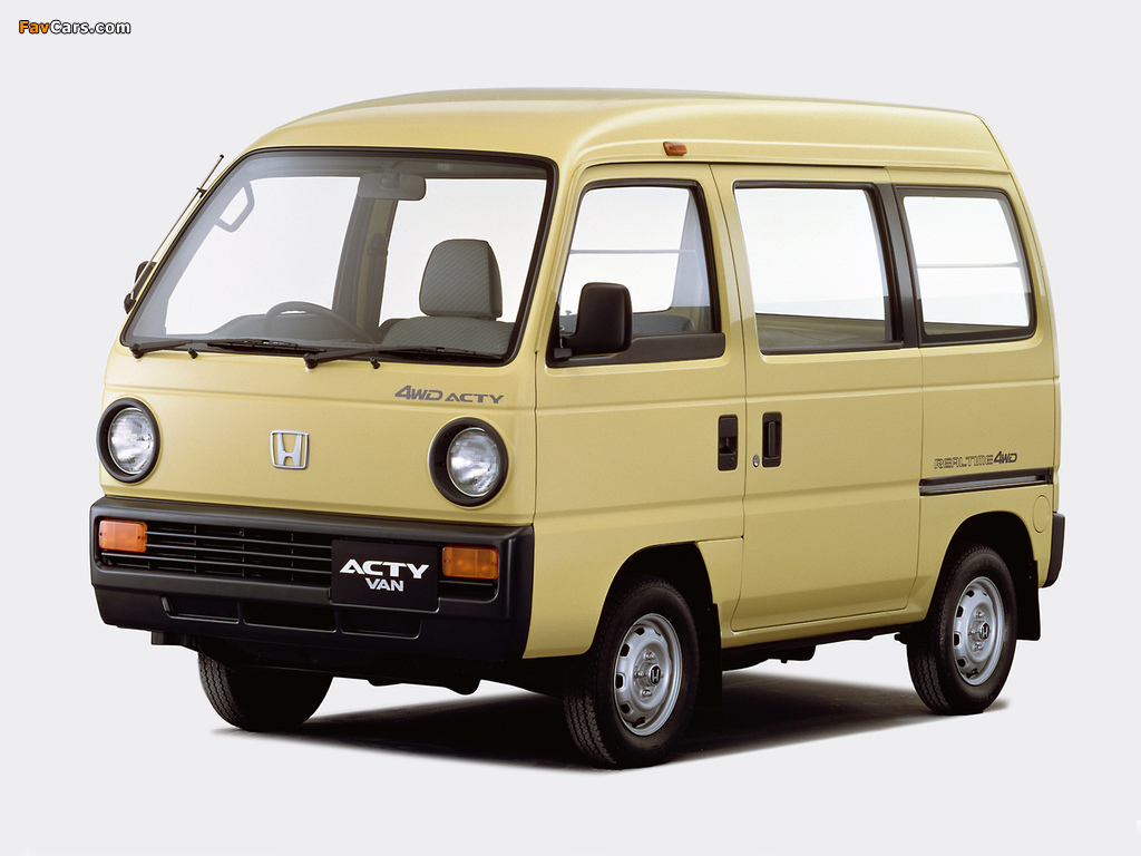 Honda Acty Van 1988–90 wallpapers (1024 x 768)