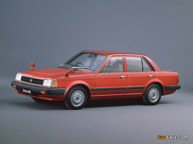 Honda Ballade 1982–83 pictures (640 x 480)