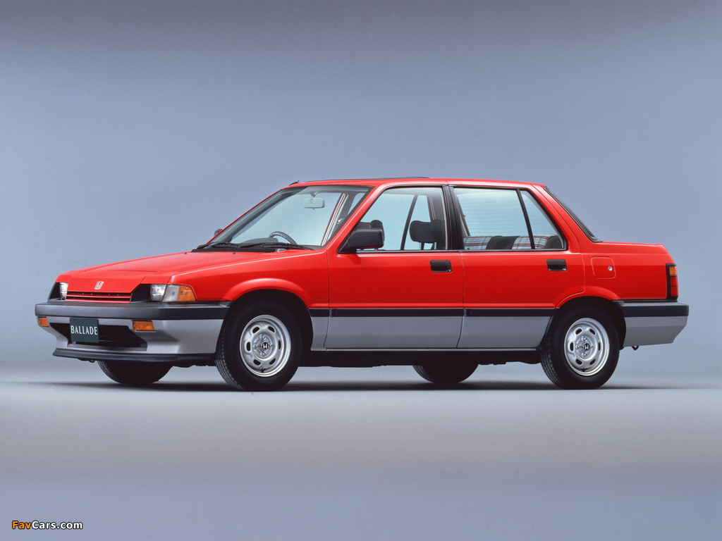 Honda Ballade 1983 images (1024 x 768)