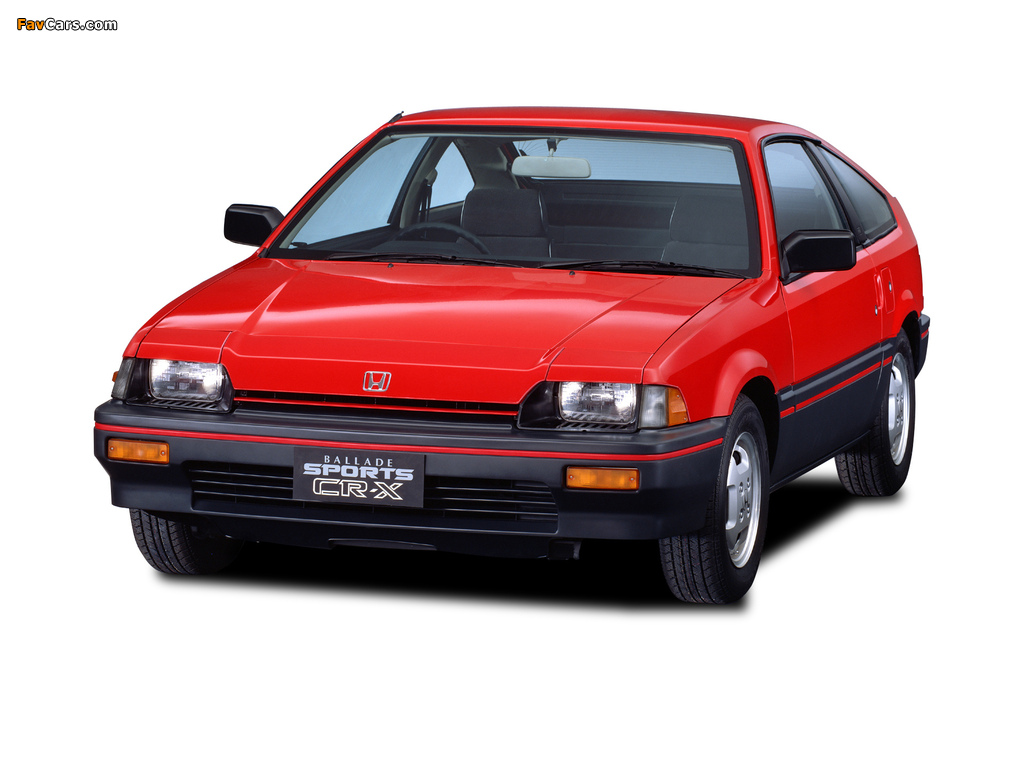 Honda Ballade Sports CR-X 1983–87 images (1024 x 768)