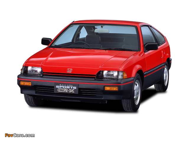 Honda Ballade Sports CR-X 1983–87 images (640 x 480)