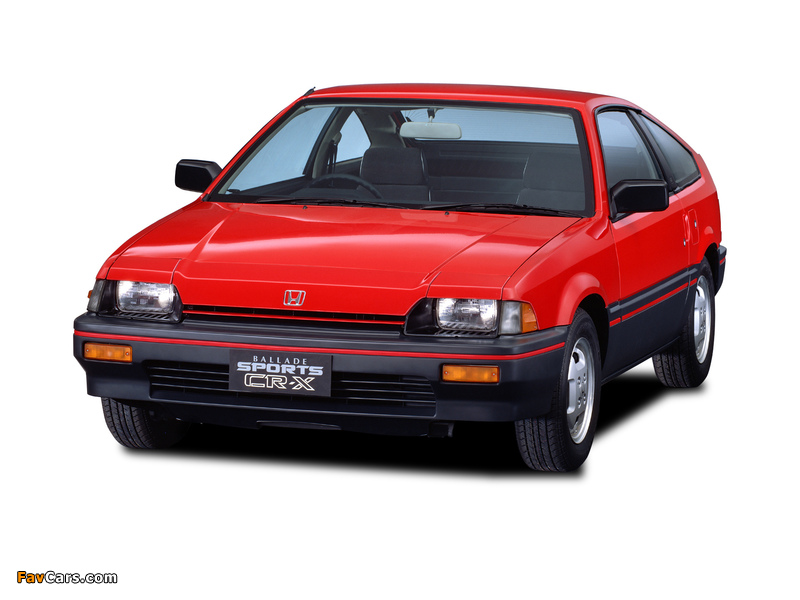 Honda Ballade Sports CR-X 1983–87 images (800 x 600)