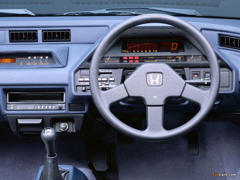 Honda Ballade Sports CR-X 1983–87 photos (1024 x 768)