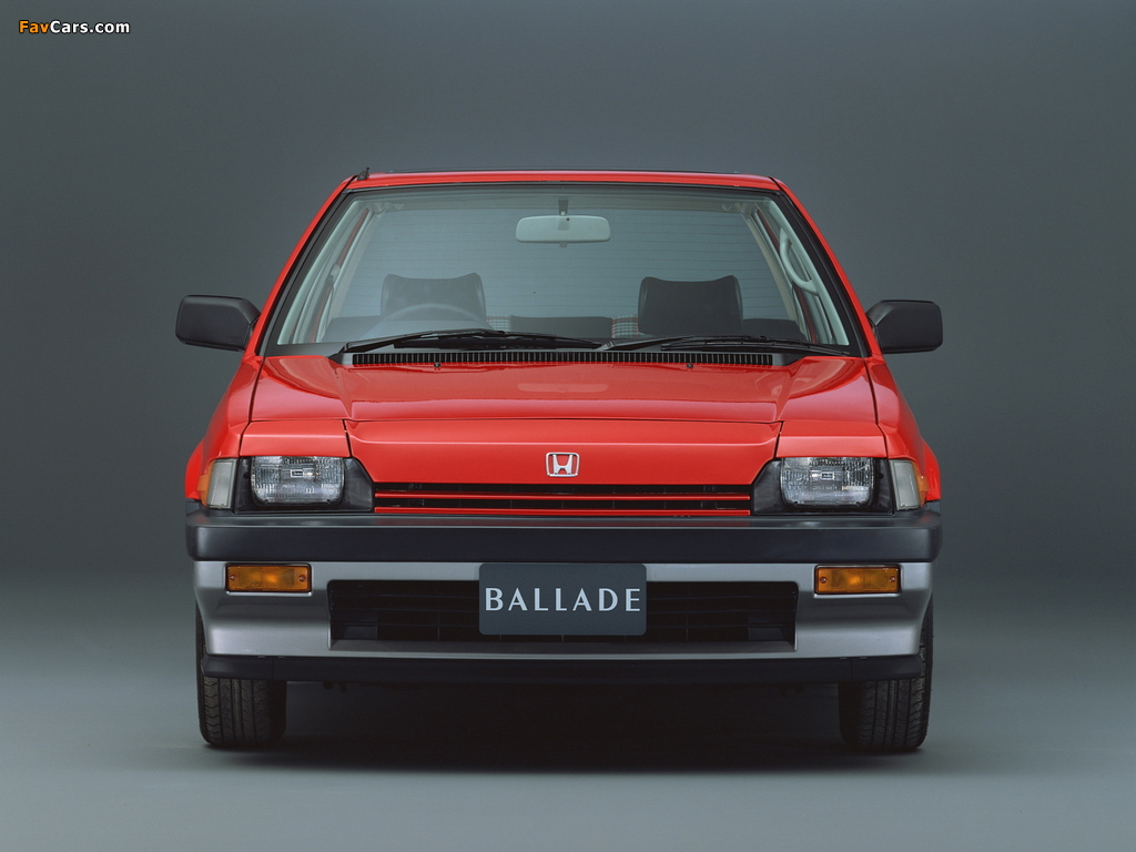 Honda Ballade 1983 pictures (1024 x 768)