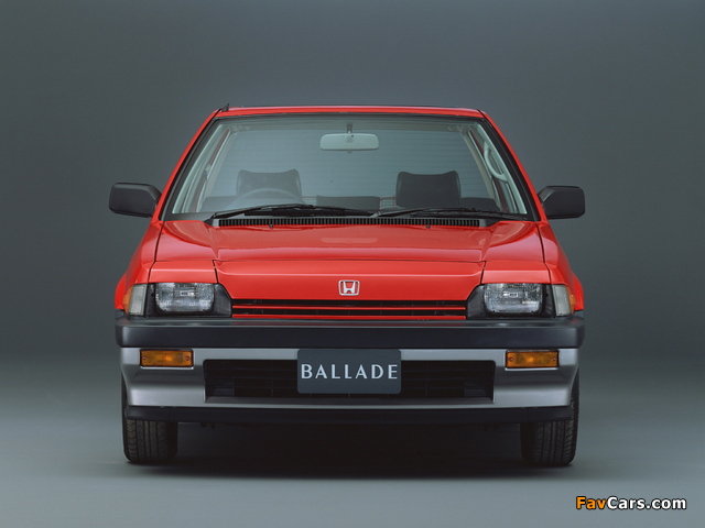 Honda Ballade 1983 pictures (640 x 480)