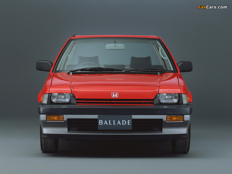 Honda Ballade 1983 pictures (800 x 600)