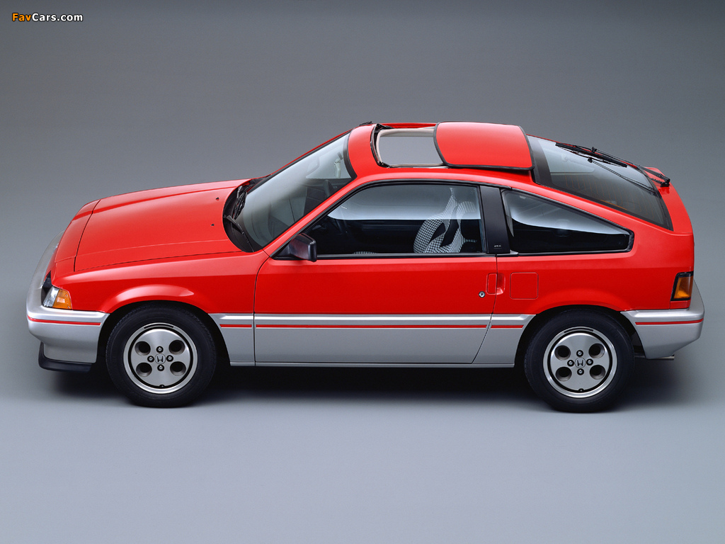 Honda Ballade Sports CR-X 1983–87 pictures (1024 x 768)