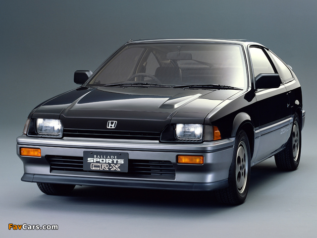 Honda Ballade Sports CR-X 1983–87 wallpapers (640 x 480)