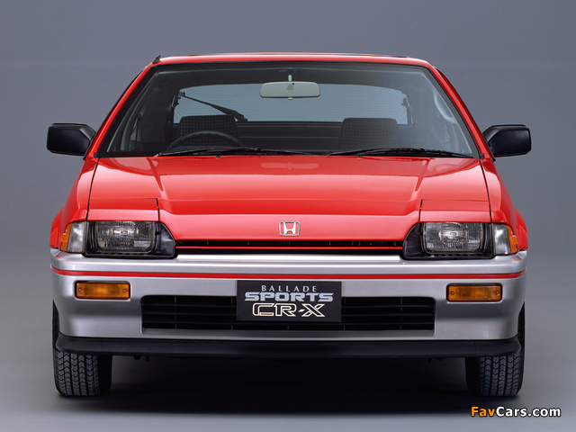 Honda Ballade Sports CR-X 1983–87 wallpapers (640 x 480)
