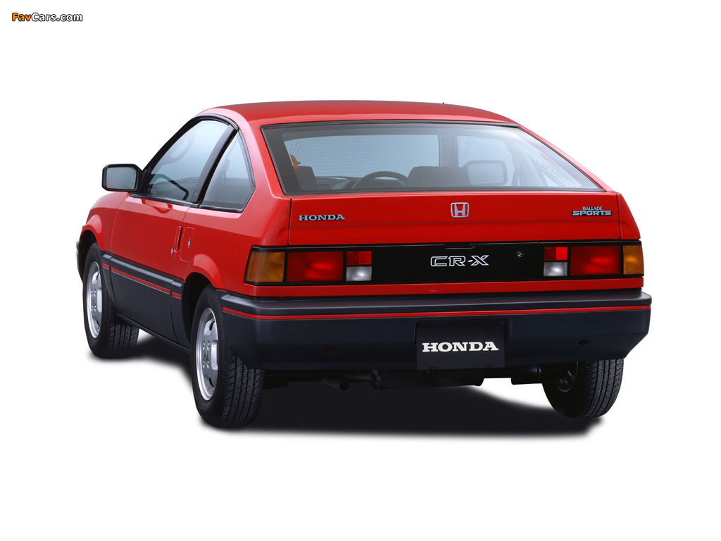 Honda Ballade Sports CR-X 1983–87 wallpapers (1024 x 768)
