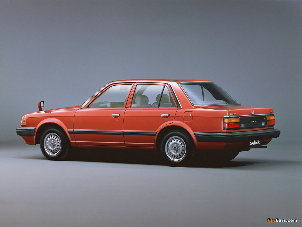 Images of Honda Ballade 1982–83 (1024 x 768)