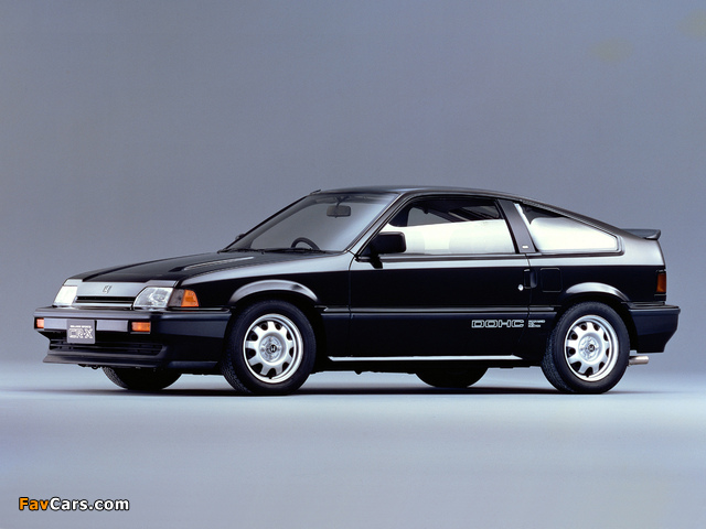 Photos of Honda Ballade Sports CR-X 1983–87 (640 x 480)