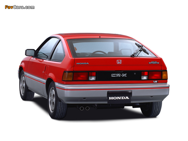 Photos of Honda Ballade Sports CR-X 1983–87 (640 x 480)