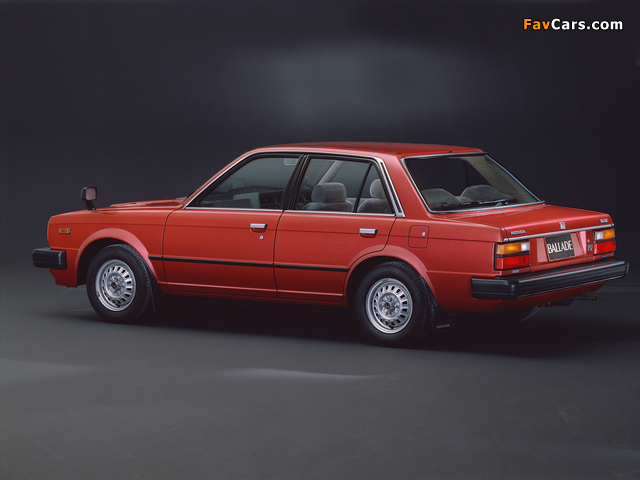 Pictures of Honda Ballade 1980–82 (640 x 480)