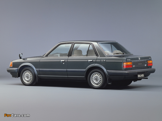 Pictures of Honda Ballade 1982–83 (640 x 480)
