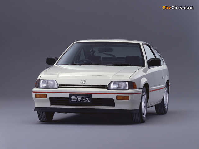Pictures of Honda Ballade Sports CR-X 1983–87 (640 x 480)