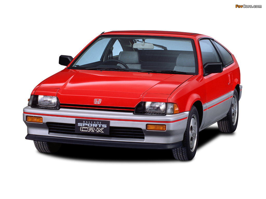 Pictures of Honda Ballade Sports CR-X 1983–87 (1024 x 768)