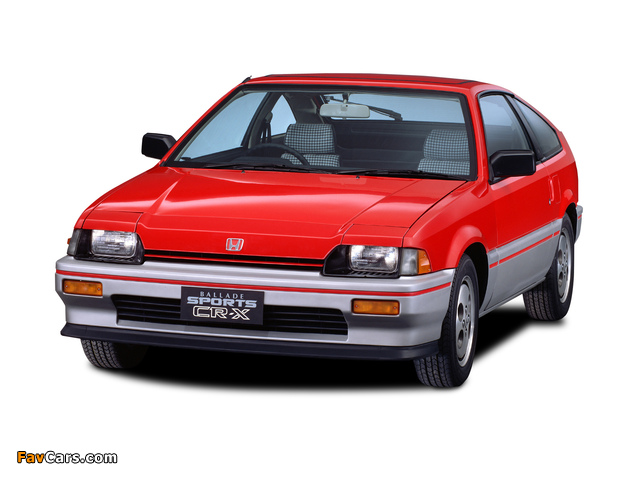 Pictures of Honda Ballade Sports CR-X 1983–87 (640 x 480)
