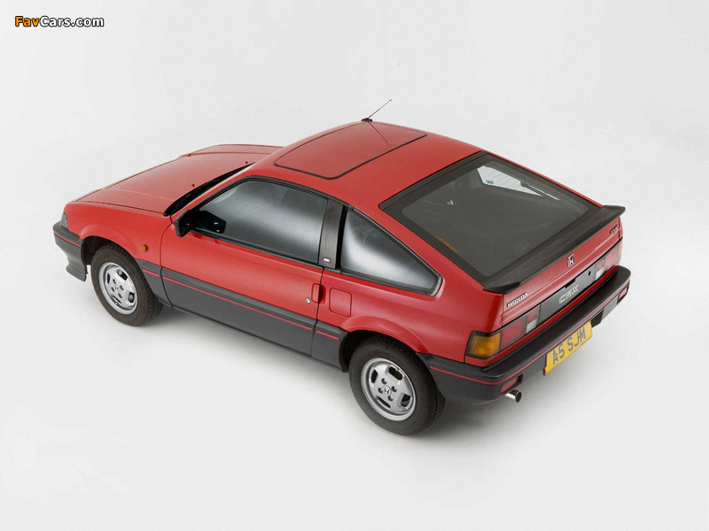 Honda Civic CRX UK-spec 1984–87 wallpapers (800 x 600)
