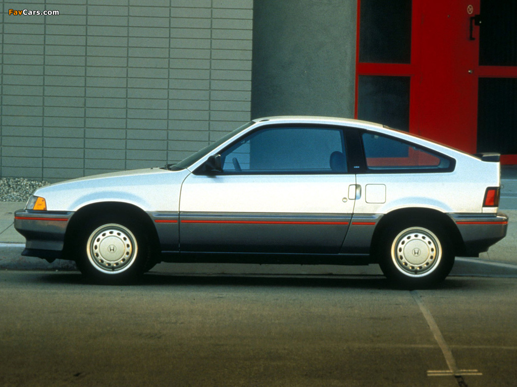 Honda Civic CRX 1986–87 photos (1024 x 768)