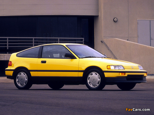 Photos of Honda Civic CRX 1988–91 (640 x 480)