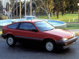 Pictures of Honda Civic CRX 1986–87