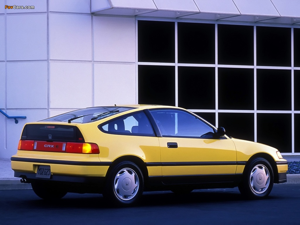 Pictures of Honda Civic CRX 1988–91 (1024 x 768)